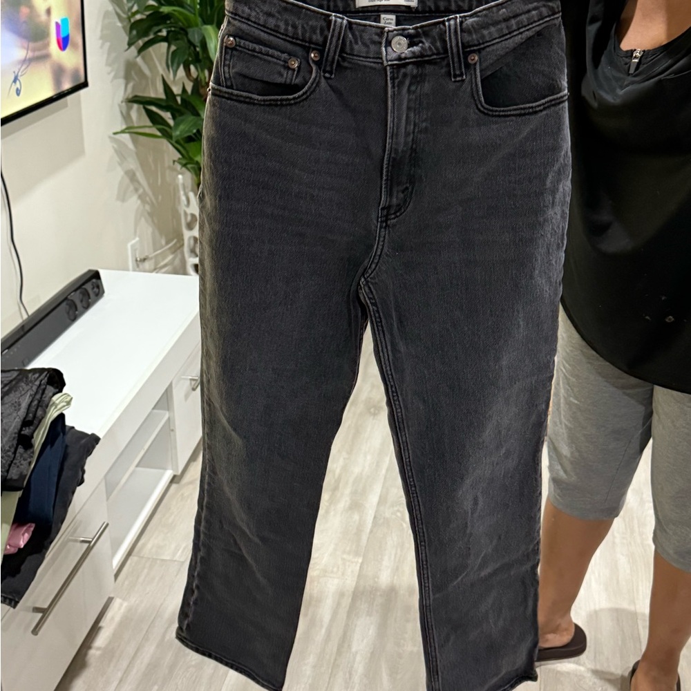 Abercrombie 90s straight ultra high rise jeans